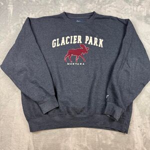 Blue-84 Men's Grey and Navy Sweatshirt
